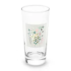 SuRa/AIイラストのPastelFlower Long Sized Water Glass :front