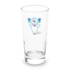 かず乃子のかず乃子オリジナルロゴ（白） Long Sized Water Glass :front