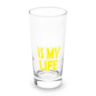 のんべぇの語り場(ダブルダッチクラブSTEPUP)のDRINKING IS MY LIFE ー酒とは命ー Long Sized Water Glass :front