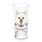 豆つぶのshiba-inu fanciers(白柴) Long Sized Water Glass :front