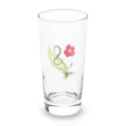 yuri🦋fluteの花 Long Sized Water Glass :front