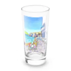 AKISENのエーゲ海カフェガールズ Long Sized Water Glass :front