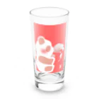 little_cloverのパンダと女子 Long Sized Water Glass :front