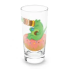 rice_T-Shirtのアリゲータードーナツ Long Sized Water Glass :front