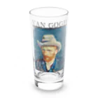 MUGEN ARTのゴッホ　灰色のフェルト帽の自画像　Vincent van Gogh  Long Sized Water Glass :front