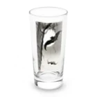 MUGEN ARTの小原古邨　月に蝙蝠（コウモリ）Ohara Koson / Bats under the full moon Long Sized Water Glass :front