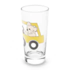 しらたまのドライブきなこ　煙付き Long Sized Water Glass :front