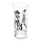 イラストレーターこたけゆか 公式オリジナルグッズのHEY LADIES!  Long Sized Water Glass :front