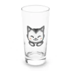 猫だらけ！のドット絵猫ちゃん Long Sized Water Glass :front