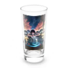 未来アニメスタジオのAIキャラクター18 Long Sized Water Glass :front