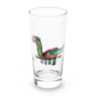 spino0017の万華鏡のような恐竜 Long Sized Water Glass :front