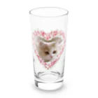 キャラメル色のメルちゃんのホイップクリーム猫ちゃん Long Sized Water Glass :front