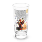 MUGEN ARTの歌川国芳 / 猫浮世絵 / 流行猫の戯 / 梅が枝無間の真似　 Long Sized Water Glass :front