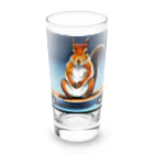 steventshirtsのスケートボードのリス Long Sized Water Glass :front