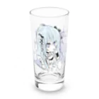 blossomの淡色青紫系女の子 Long Sized Water Glass :front