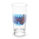 まなclarinetの青ねこカルテット Long Sized Water Glass :front