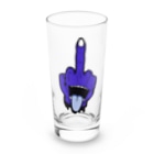 TRAVA design SHOPの挑発（青） Long Sized Water Glass :front