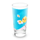 けいこうしょくのプールのアヒルさん Long Sized Water Glass :front