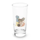 アトリエかののにゃんこ大集合 Long Sized Water Glass :front