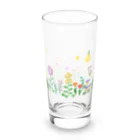 カワラリマーの花畑の風船散歩 Long Sized Water Glass :front