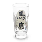 イロドリの馬と鹿、時々カバ Long Sized Water Glass :front