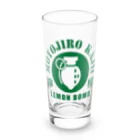 文豪館のレモン爆弾（梶井基次郎）「檸檬」より・文豪・文学 Long Sized Water Glass :front