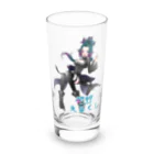 えるくし商店suzuri店の【2周年&新モデル記念】欲秤えるくしグッズ(ロゴ入り) Long Sized Water Glass :front