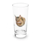 桃くるみSHOPの流し目にゃん(お手手ないない) Long Sized Water Glass :front