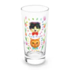 油絵描きの小物売り場の蒲田Loveおにぎりちゃんの愛猫ちゃんズ（グッズ） Long Sized Water Glass :front