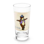 まつもトイズのクマさんサーカス一輪車 Long Sized Water Glass :front