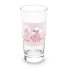 なかじまあゆみの雑貨屋さんの蛸が横一列 Long Sized Water Glass :front