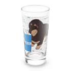 kogipanketuの牛乳犬 Long Sized Water Glass :front