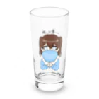 こくうの推しが尊いちゃん(水色) Long Sized Water Glass :front