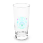 ちゃすみんwith Dragon&Angelのツイン龍Dragon light blue Long Sized Water Glass :front