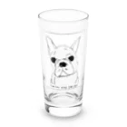 s:miles and s:milesのフレンチブルドック Long Sized Water Glass :front