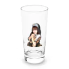 【期間限定】みろく教の【みろく教】つき Long Sized Water Glass :front