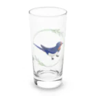 やちよ｜リアル鳥イラストのツバメさん Long Sized Water Glass :front