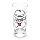 金剛力ぷりすけ像のブルーアイズ女スパイ田中ことこ Long Sized Water Glass :front