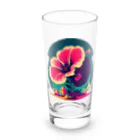 ozのハイビスカス🌺 Long Sized Water Glass :front