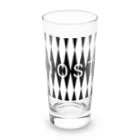 IOST_Supporter_CharityのIOSTバーサスデザイン(白黒シリーズ) Long Sized Water Glass :front