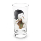 メディア木龍・谷崎潤一郎研究のつぶやきグッズのお店の御所人形 笛吹き童子 Long Sized Water Glass :front