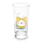 DECORの気づかいのできるネコ　雨の日ver. Long Sized Water Glass :front