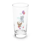 maia.のオオカミくんとタカくんの空中散歩 Long Sized Water Glass :front