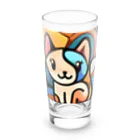 T2 Mysterious Painter's ShopのMysterious Cat Long Sized Water Glass :front