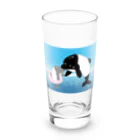 Drecome_Designの【手を取って・・・】海豚(イルカ)親子 Long Sized Water Glass :front