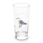 やちよ｜リアル鳥イラストのユリカモメさん Long Sized Water Glass :front