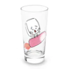 おとうふくんのすあまロケットに乗るおとうふくん(単体) Long Sized Water Glass :front