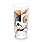 T2 Mysterious Painter's ShopのMysterious Cat Long Sized Water Glass :front