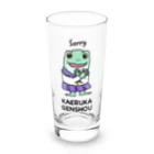 アトリエポケットキャンバスの蛙化女子 Long Sized Water Glass :front