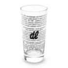 クセスゴエッセイの㎗デシリットル黒字 Long Sized Water Glass :front